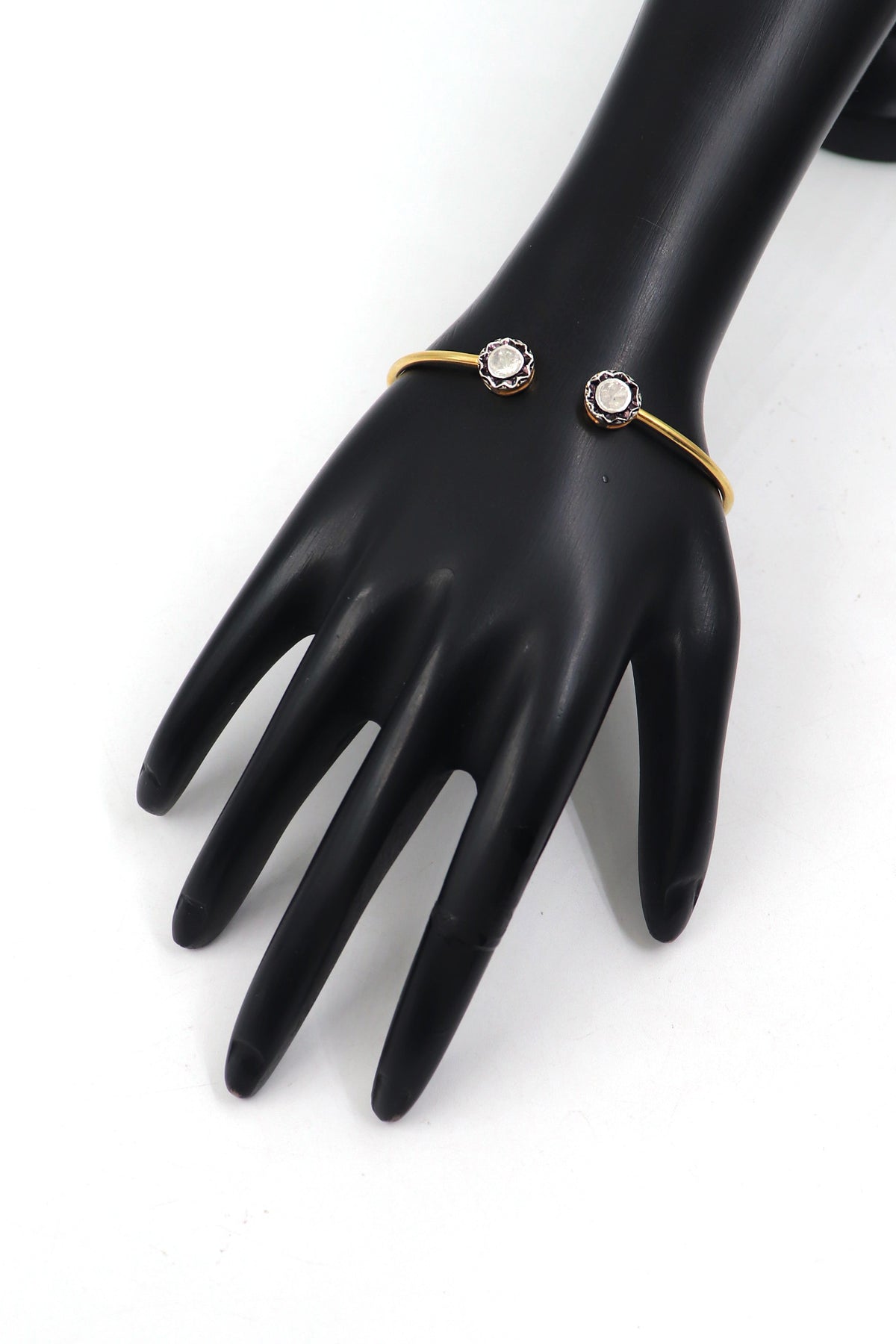 Polki Diamond Noble Openable Bracelet