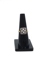 Silver Polki Diamond Imperial Ring