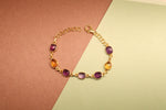 Amethyst Citrine Royal Bracelet II