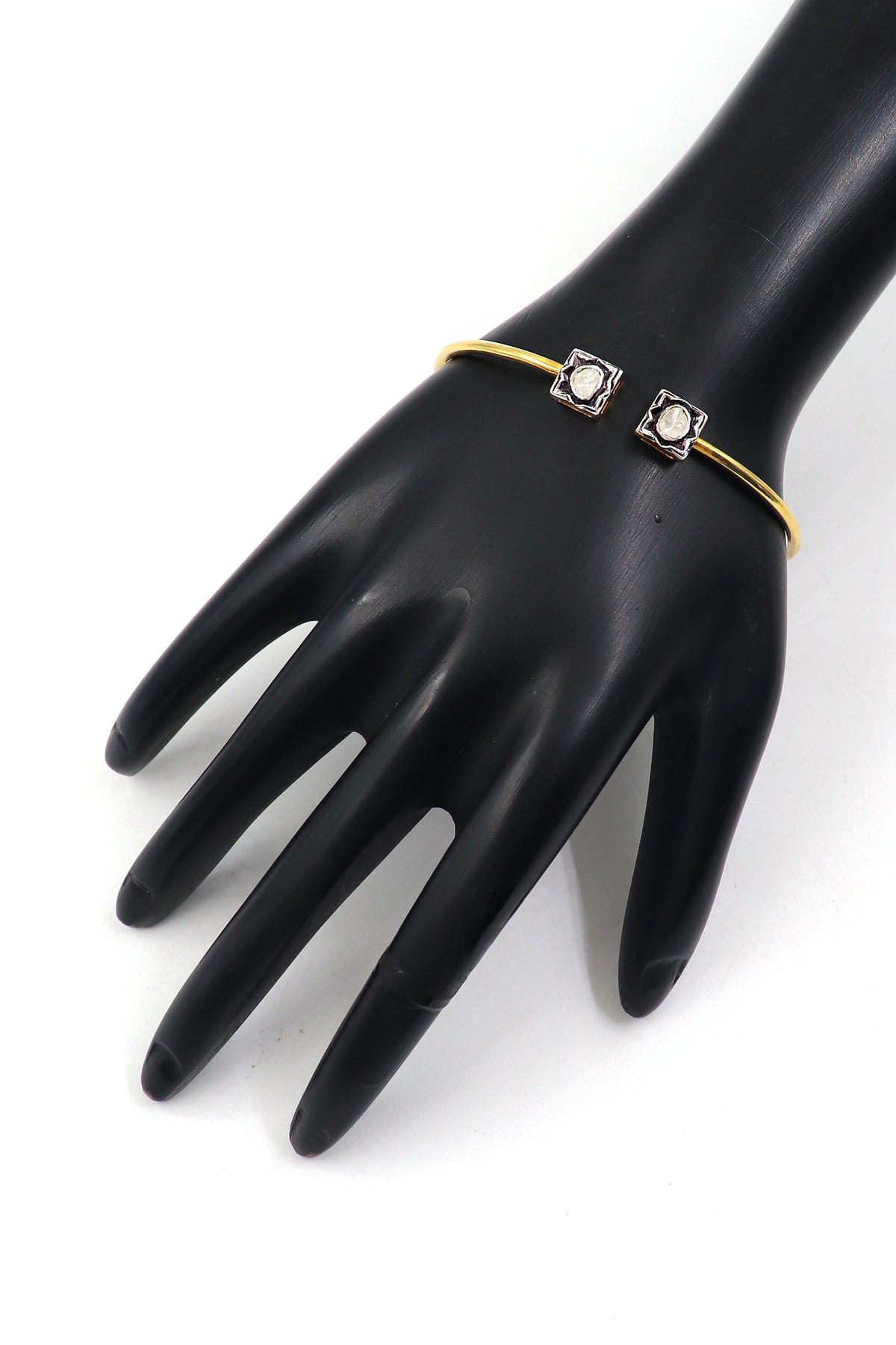 Polki Diamond Sovereign Openable Bracelet