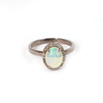 Opal Diamond Royal Victorian Ring