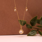 Moissanite Gold Plated Necklace III