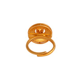 Moissanite Enamel Sovereign Ring II