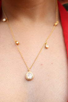 Moissanite Gold Plated Necklace III