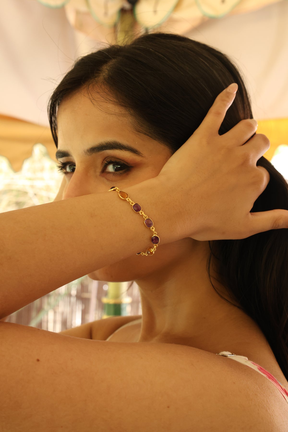 Amethyst Citrine Royal Bracelet II