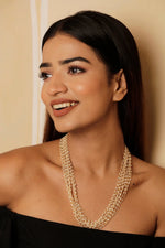 Paisley Pearl Chain Necklace Jewelry Vidita Jewels