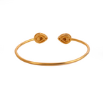 Gold Plated Diamond Polki Regal Victorian Bracelet