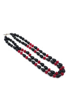 Onyx & Agate Regal Gemstone Necklace
