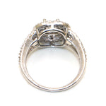 Moissanite & Zircon Dazzle Ring