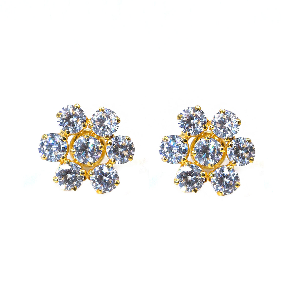Golden Zircon Sublime Earring