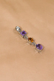 Amethyst & Citrine Nova Pendant