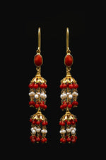 Golden Pearl Imperial Earring
