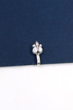 Crimson Nose Pin