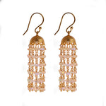 Opal & Gold Regal Long Earring