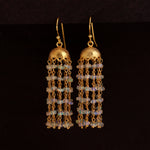 Opal & Gold Regal Long Earring