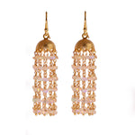 Opal & Gold Regal Long Earring
