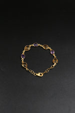 Amethyst Citrine Regal Bracelet I