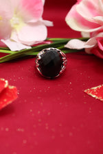 Bold Onyx Statement Ring