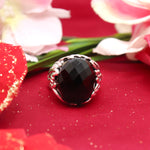 Bold Onyx Statement Ring