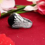 Bold Onyx Statement Ring