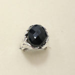 Bold Onyx Statement Ring