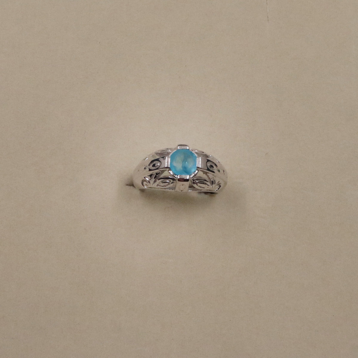 Tranquil Blue Apatite Ring