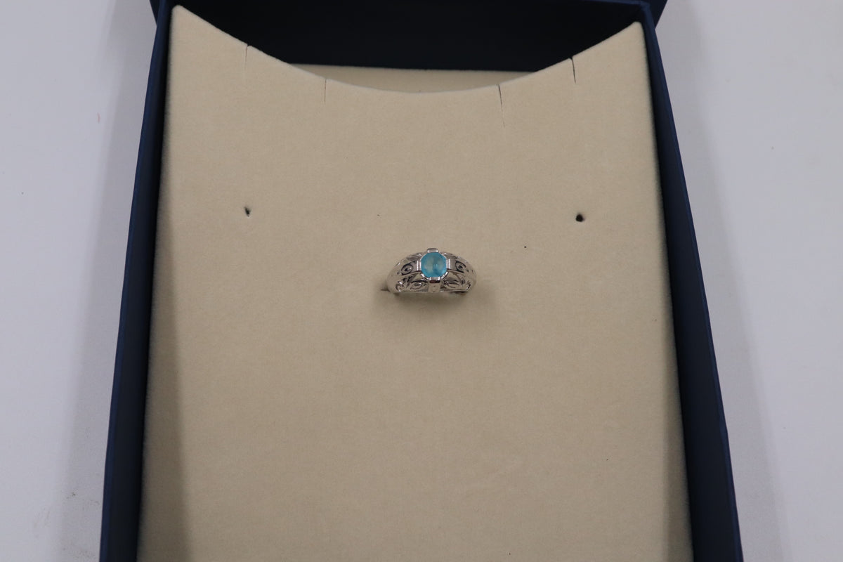 Tranquil Blue Apatite Ring