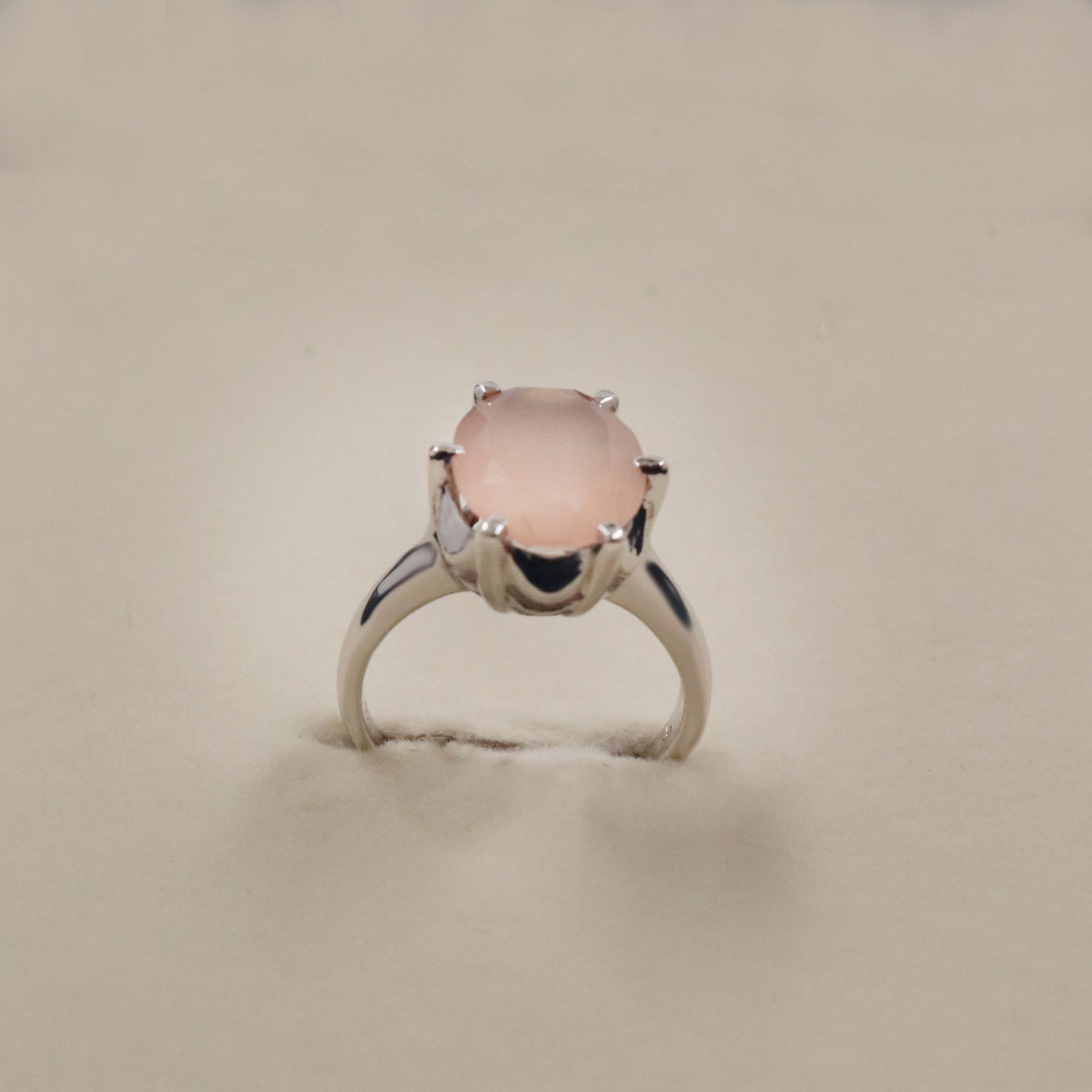 Artisan Aqua Chalcedony Ring