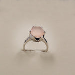 Artisan Aqua Chalcedony Ring