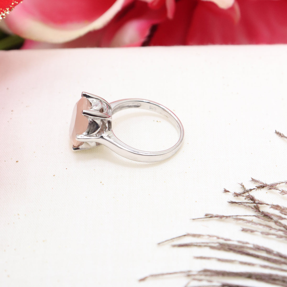 Golden Rutile Quartz Ring