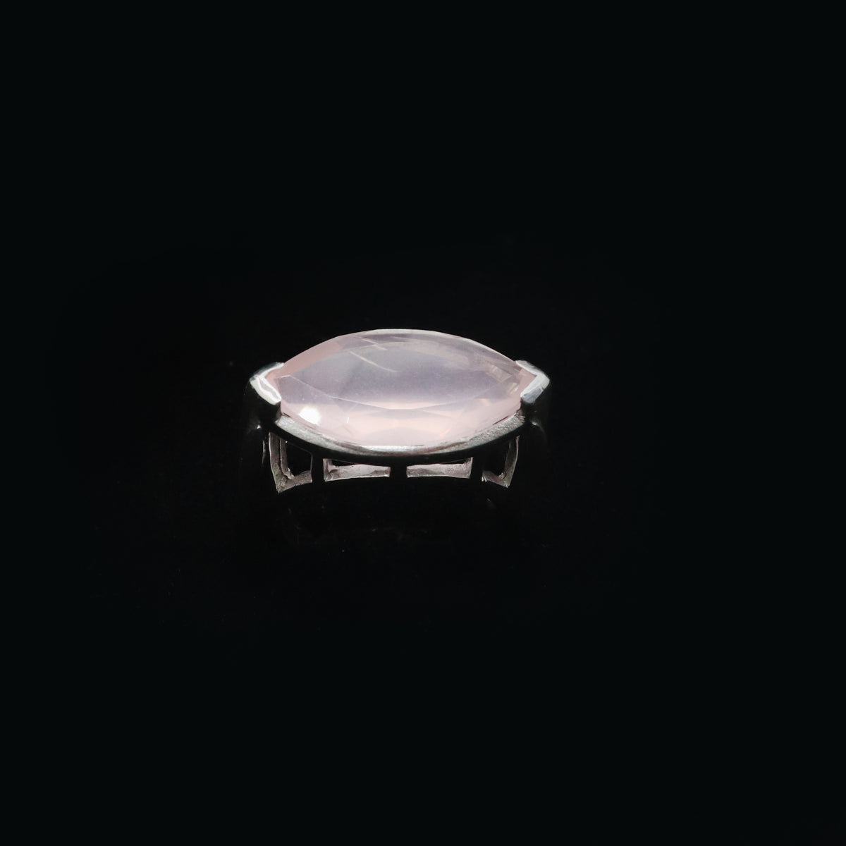 Rose Quartz Statement Ring