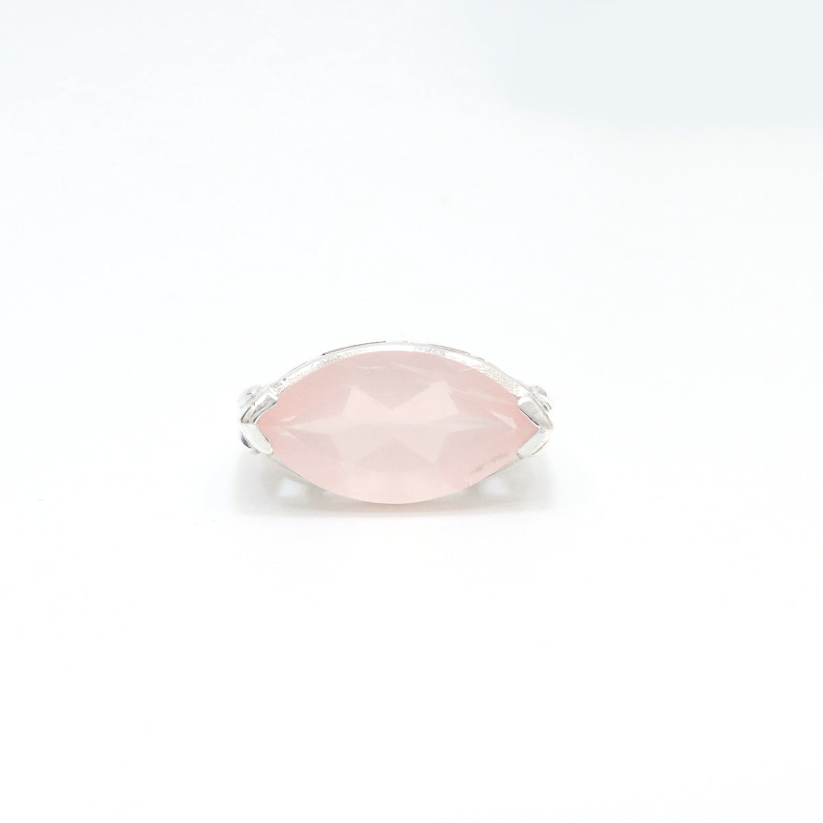 Rose Quartz Statement Ring