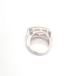 Rose Quartz Statement Ring
