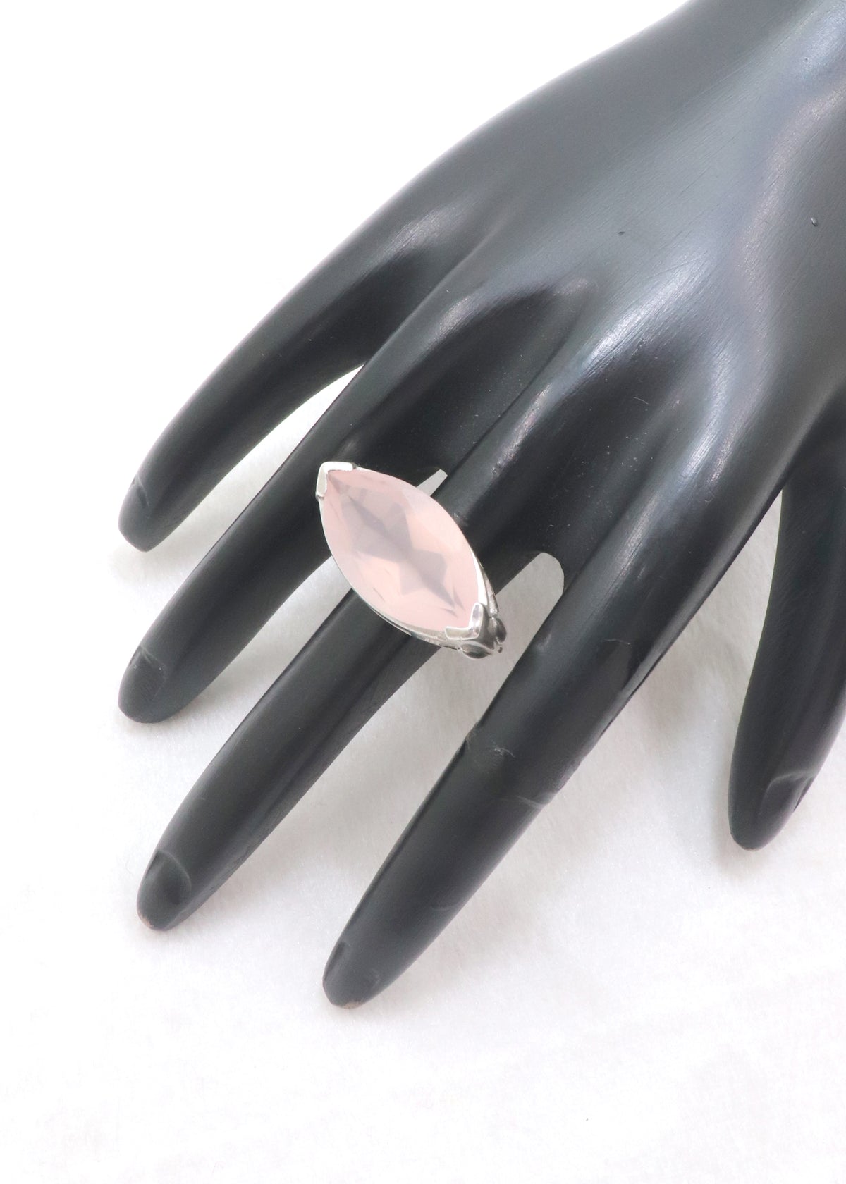 Rose Quartz Statement Ring