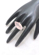 Rose Quartz Statement Ring