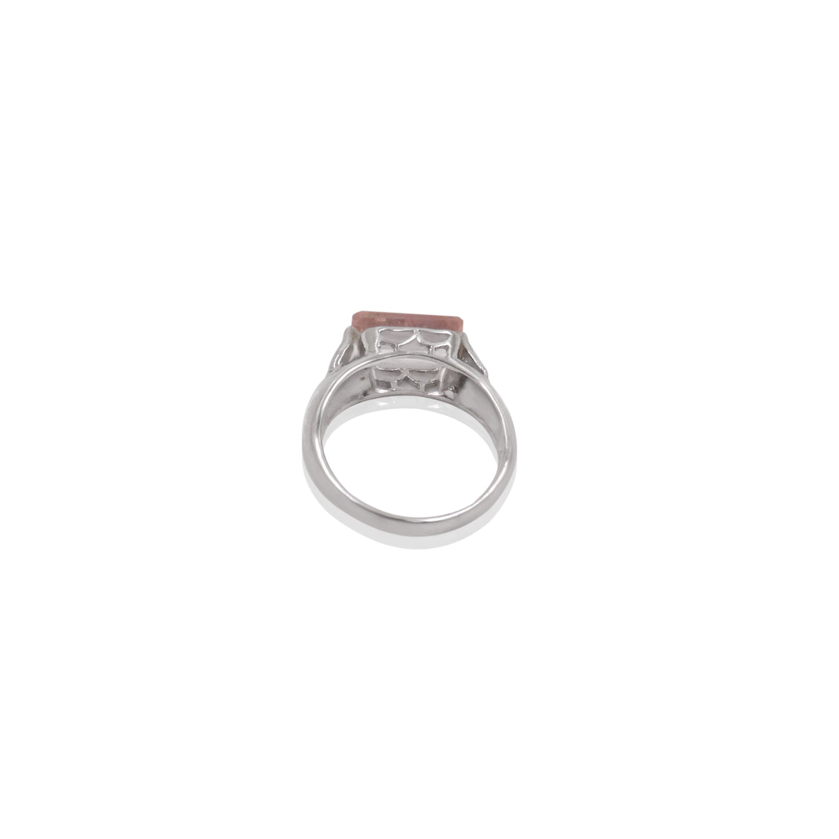 Dainty Rose Quartz Ring
