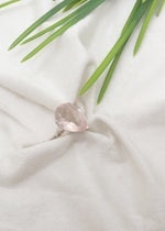 Bold Rose Quartz Cocktail Ring