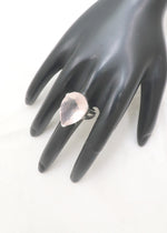Bold Rose Quartz Cocktail Ring