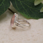 Bold Rose Quartz Cocktail Ring