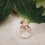 Bold Rose Quartz Cocktail Ring