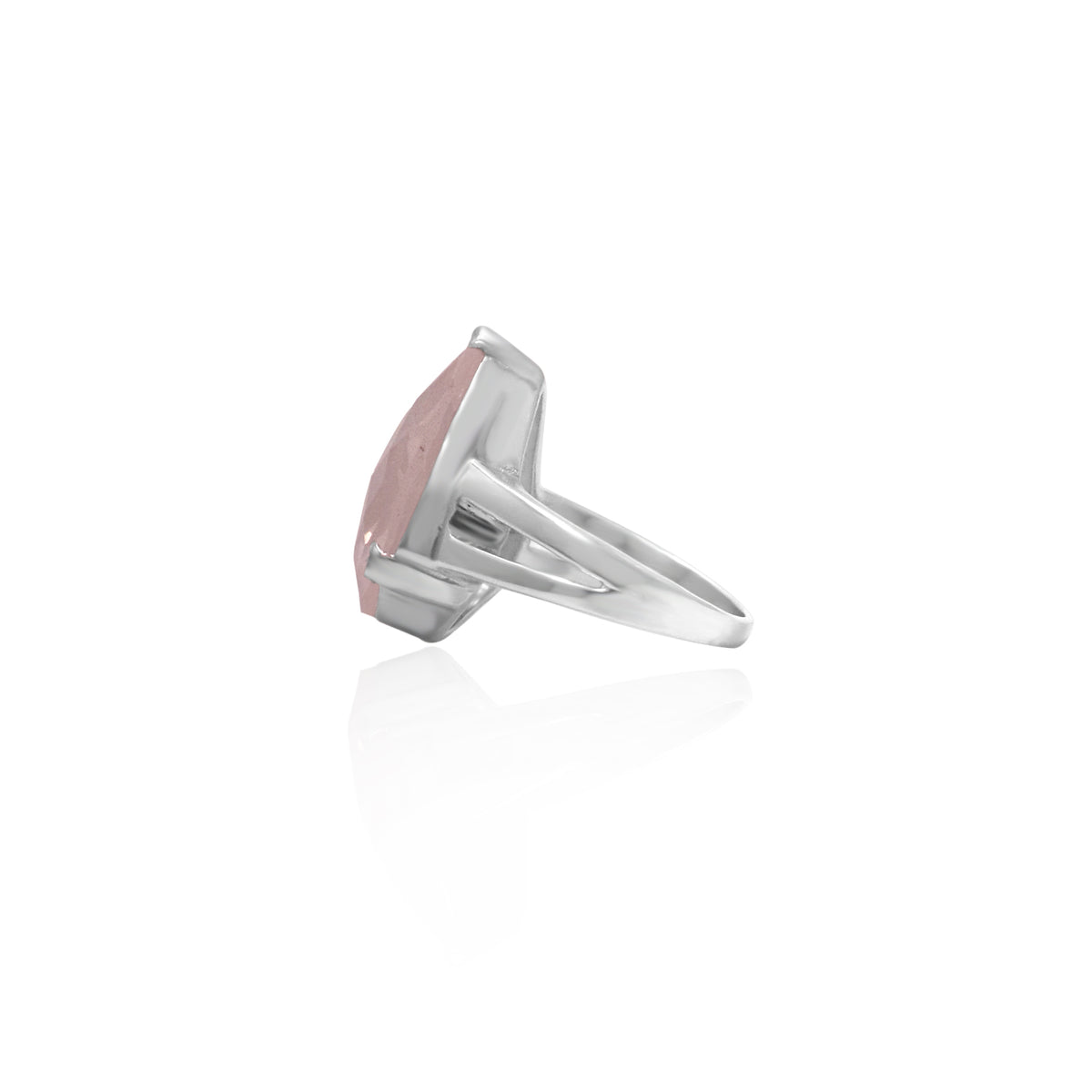 Bold Rose Quartz Cocktail Ring