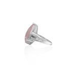 Bold Rose Quartz Cocktail Ring