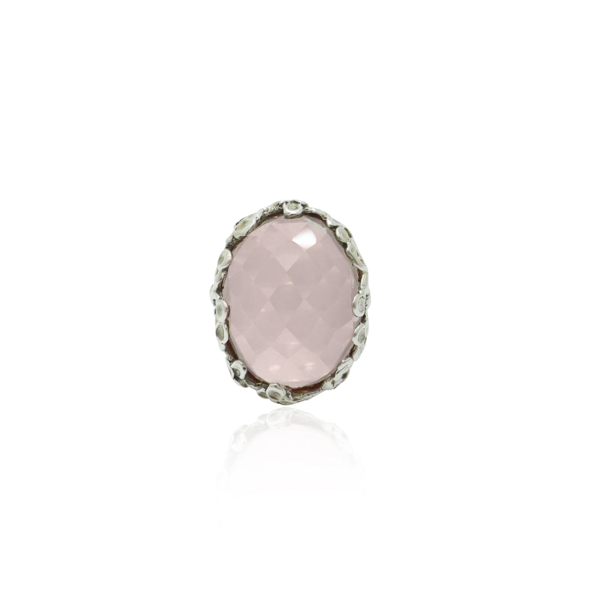 Grand Rose Quartz Ring