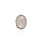 Grand Rose Quartz Ring