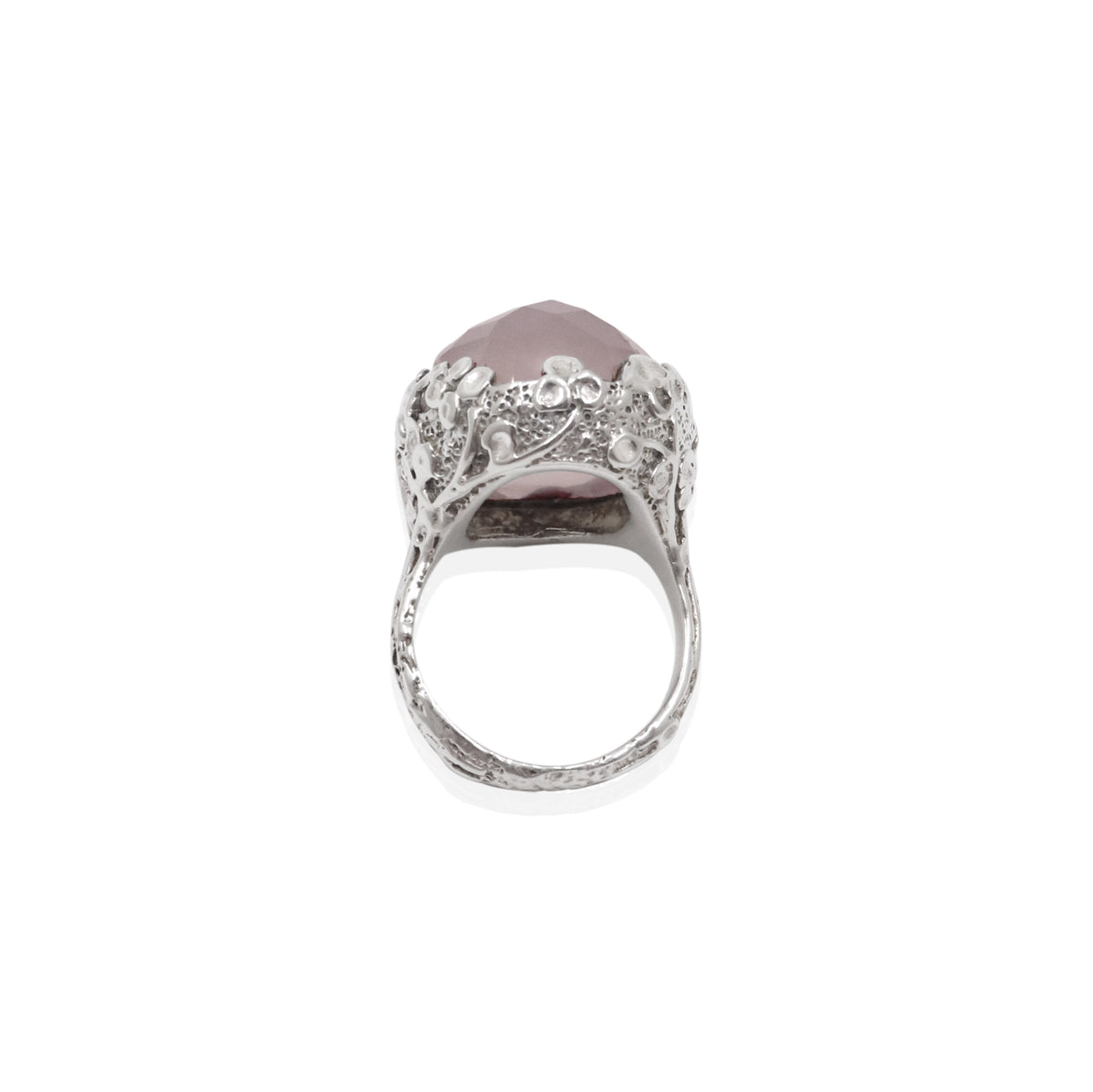 Grand Rose Quartz Ring