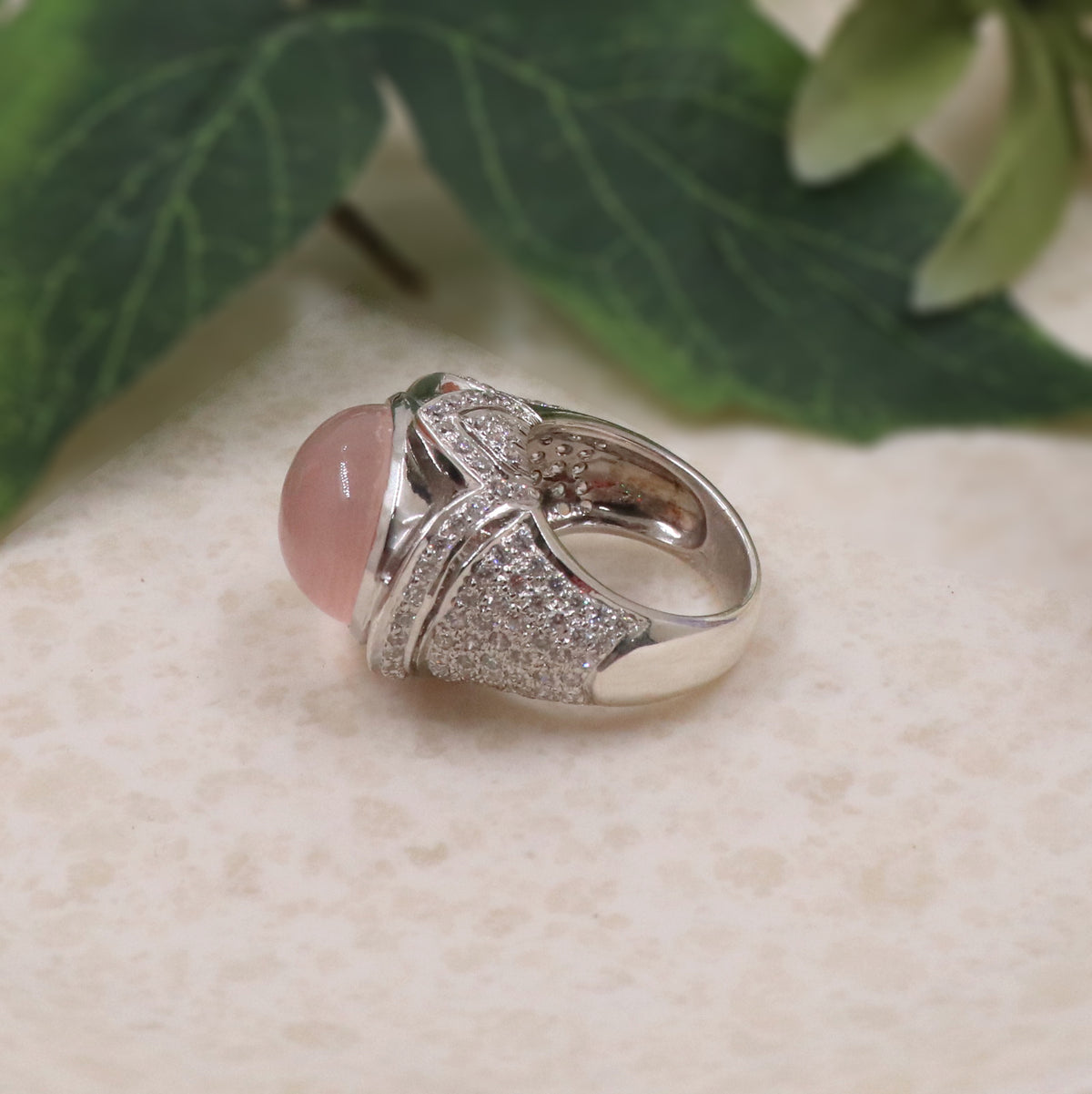 Majestic Rose Quartz Ring
