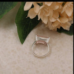 Elegant Rose Quartz Ring