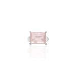 Elegant Rose Quartz Ring