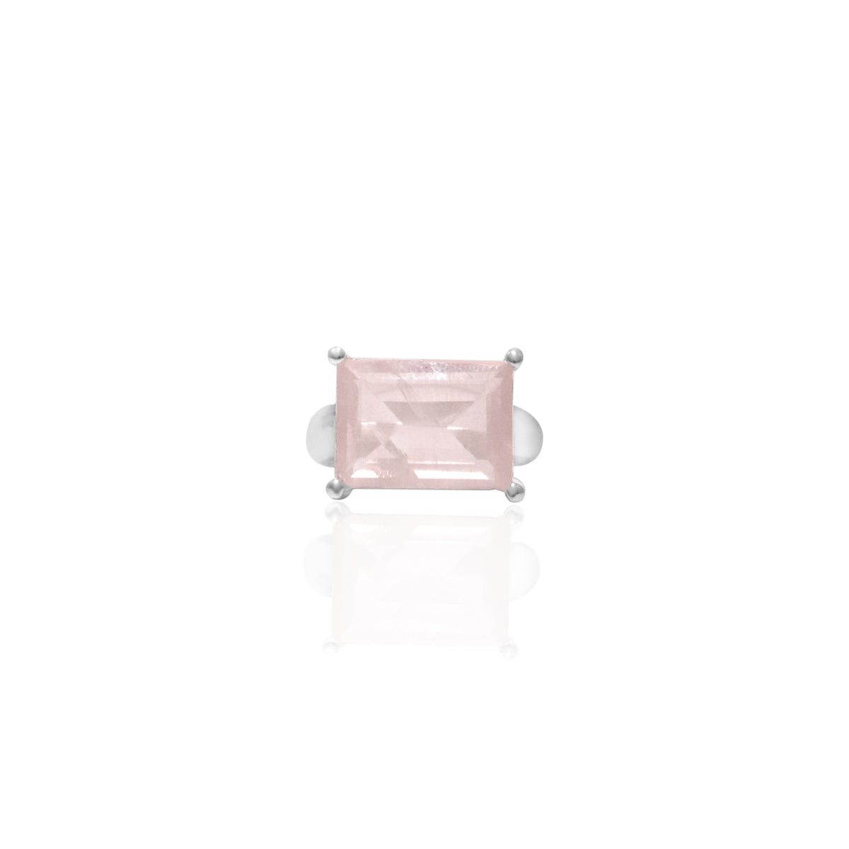 Elegant Rose Quartz Ring