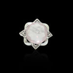 Polished Rose Quartz Ring